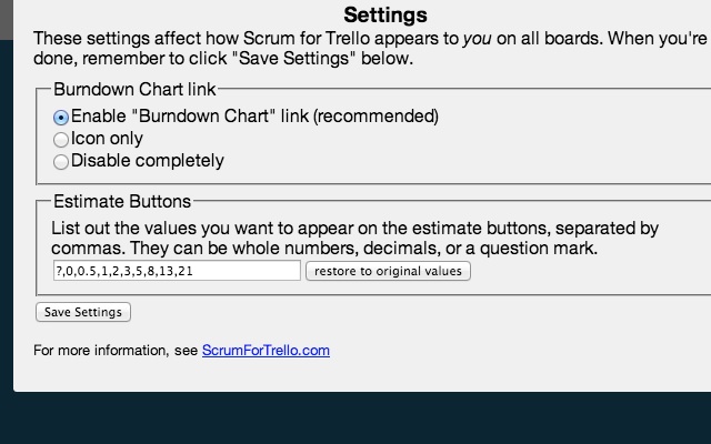 Scrum for Trello - 截图 3