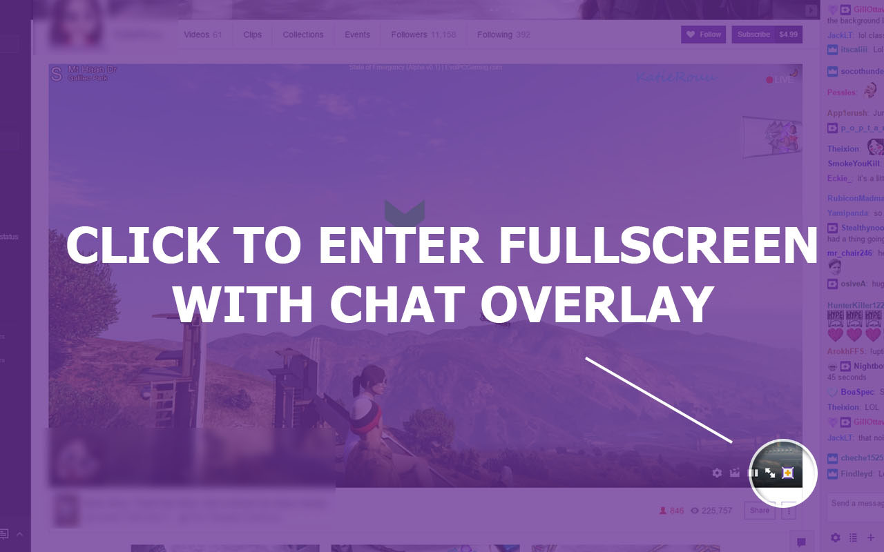 Twitch Fullscreen Plus - 截图 1
