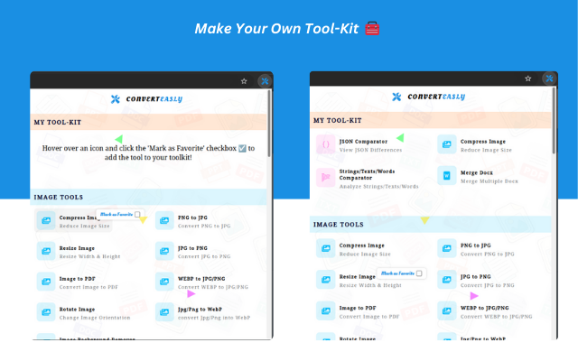 Converteasly：免费的在线 PDF、图像、Office 和文件转换工具 - 截图 3