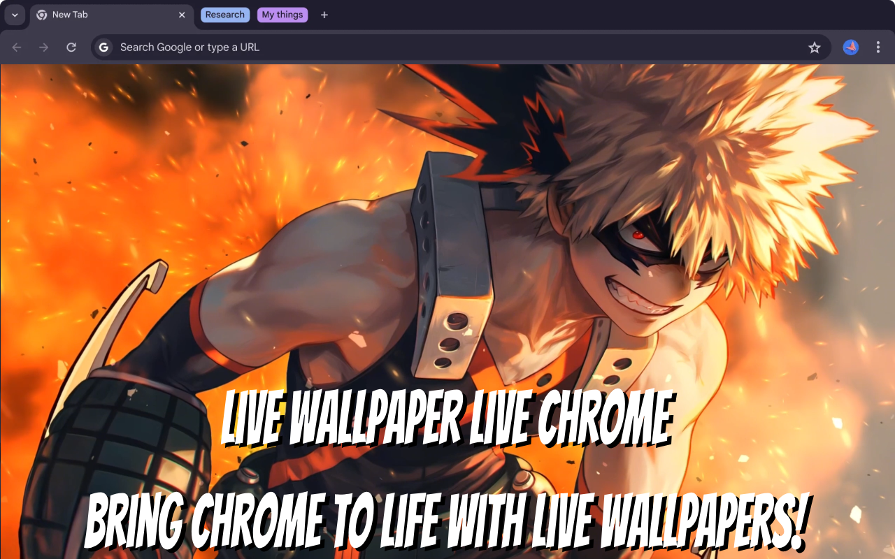 Bakugo Explosion My Hero Academia Live Wallpaper - 截图 1