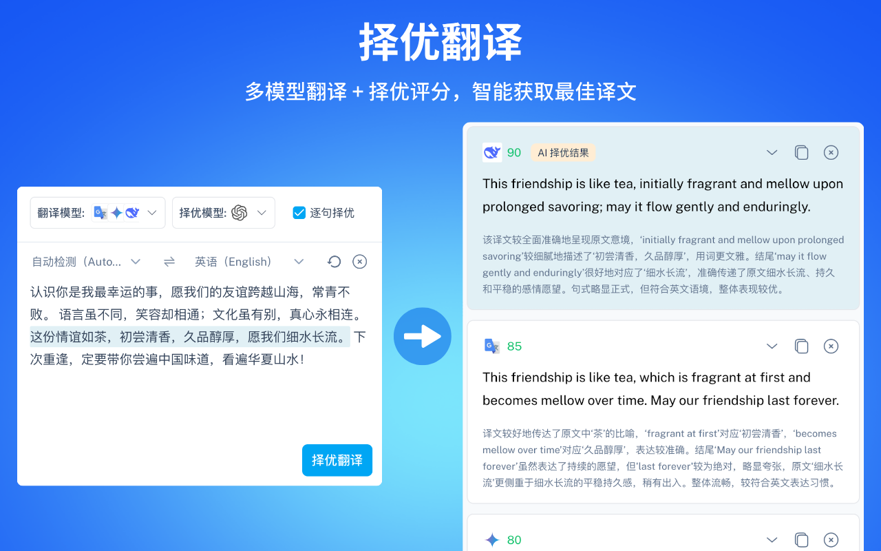 精挑翻译 - 网页翻译 | PDF翻译 | 免费 - 截图 1