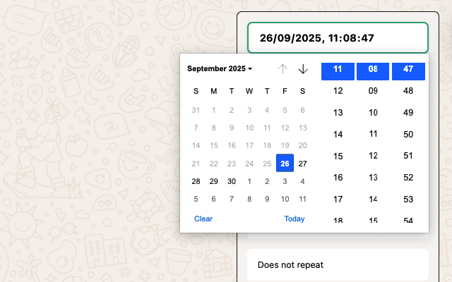 WA Schedule Messages - 截图 4