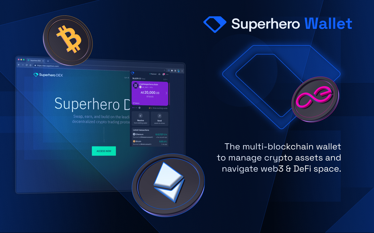 Superhero Wallet - 截图 1
