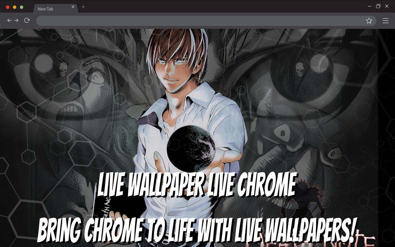 Light Yagami Live Wallpaper New Tab - 截图 3
