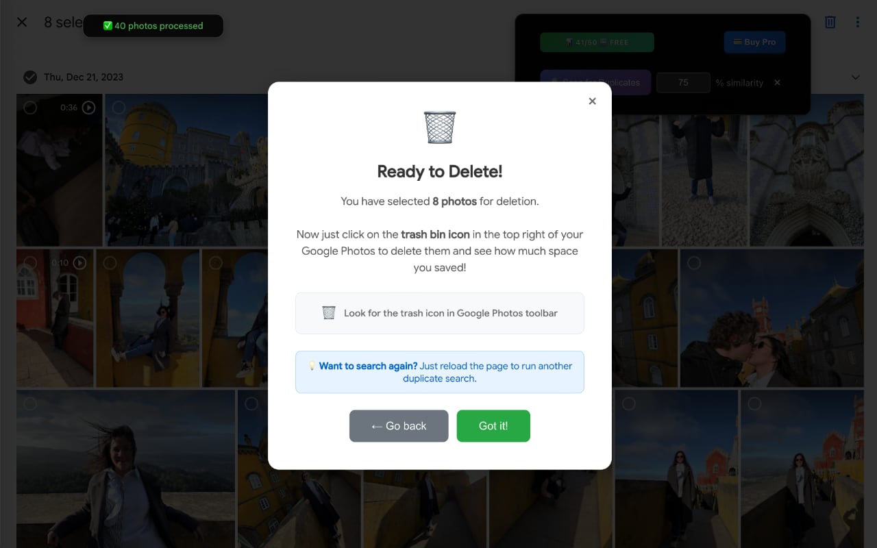 Google Photos Duplicate Remover - Delete Duplicate & Similar Images - 截图 2