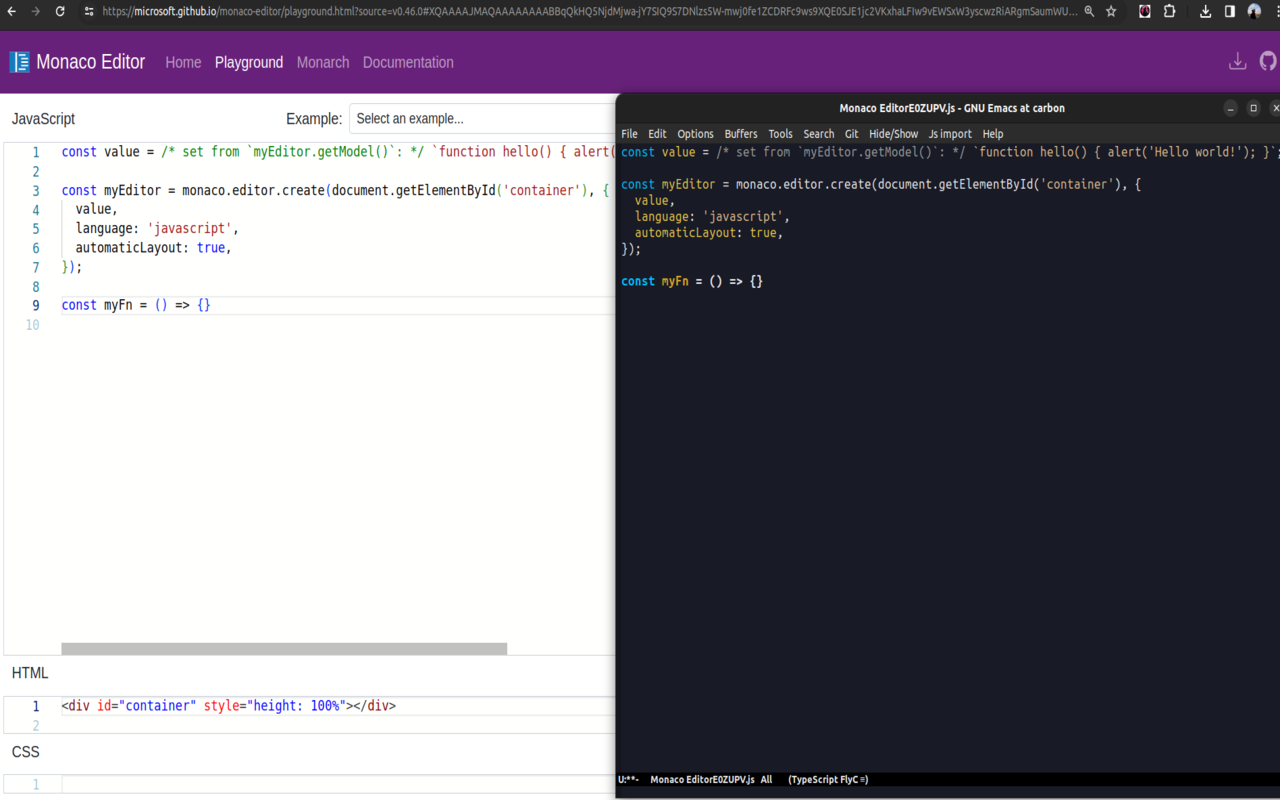 Chrome Emacs - 截图 2