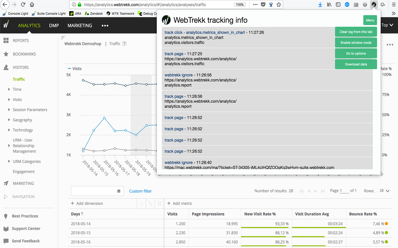 Webtrekk Tracker - 截图 2