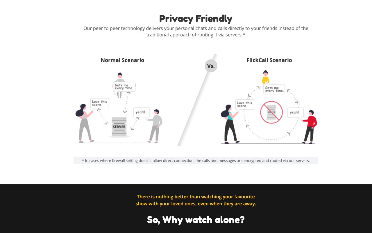 Flickcall: Netflix Party with Video Call - 截图 1