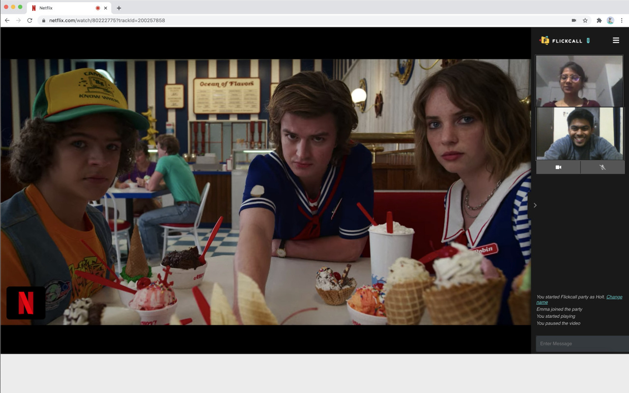 Flickcall: Netflix Party with Video Call - 截图 4