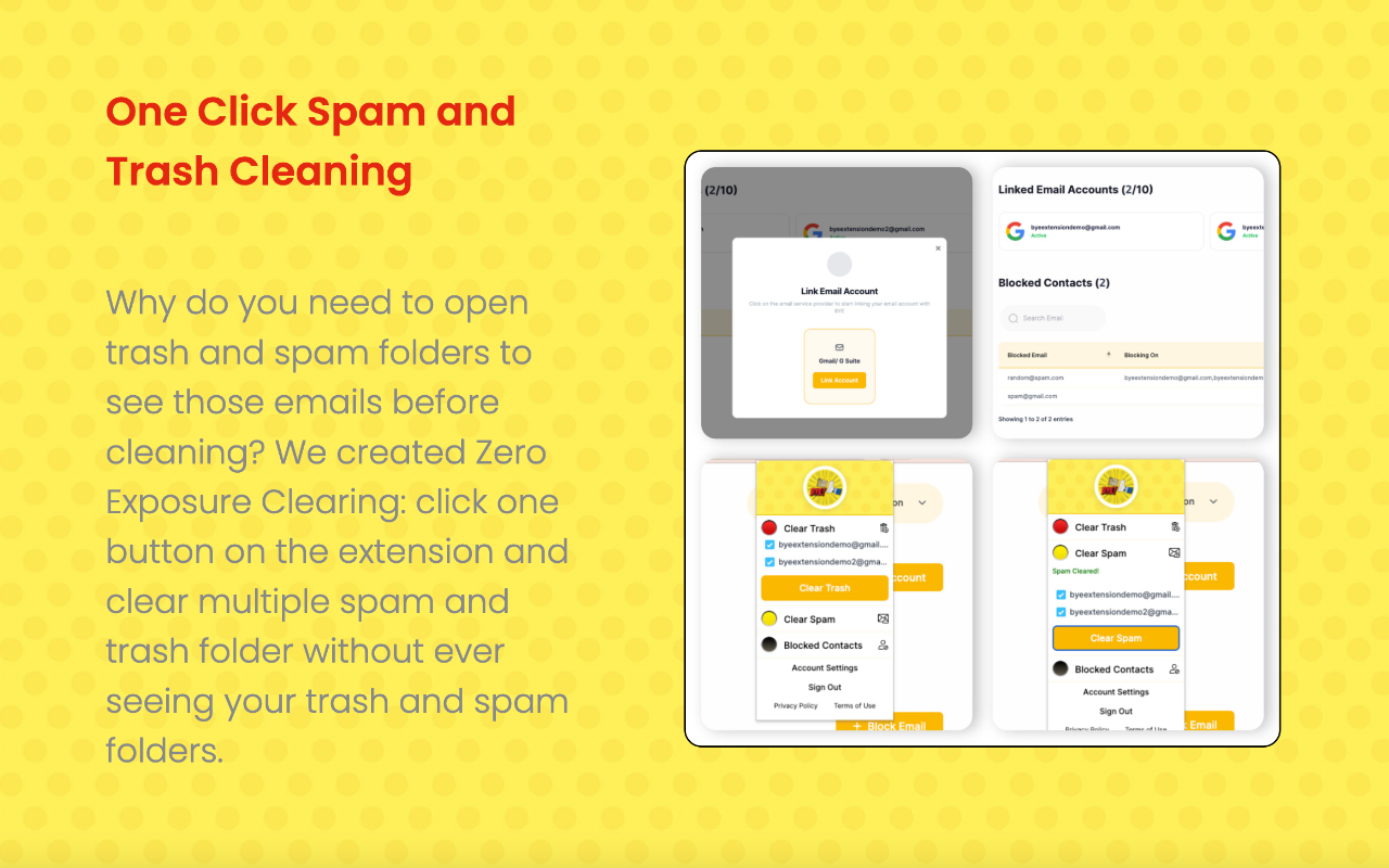 BYE! Gmail Extension - 截图 3