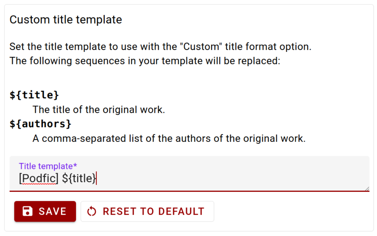 AO3 Podfic Posting Helper - 截图 4