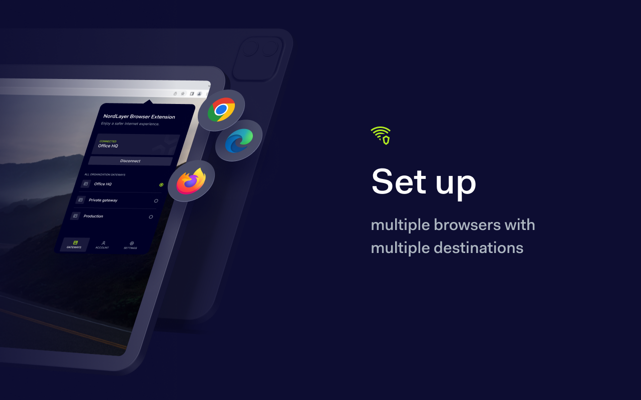 NordLayer Browser Extension - 截图 5