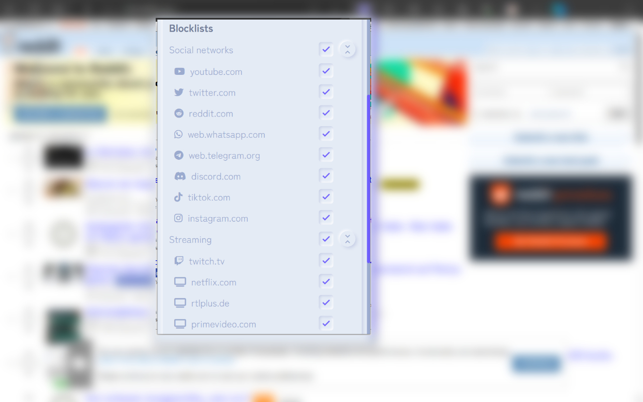 Unlimited Focus: Website Blocker & Pomodoro - 截图 2