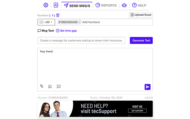 Free Bulk Sender for Messenger ⚡️ by AI - 截图 5
