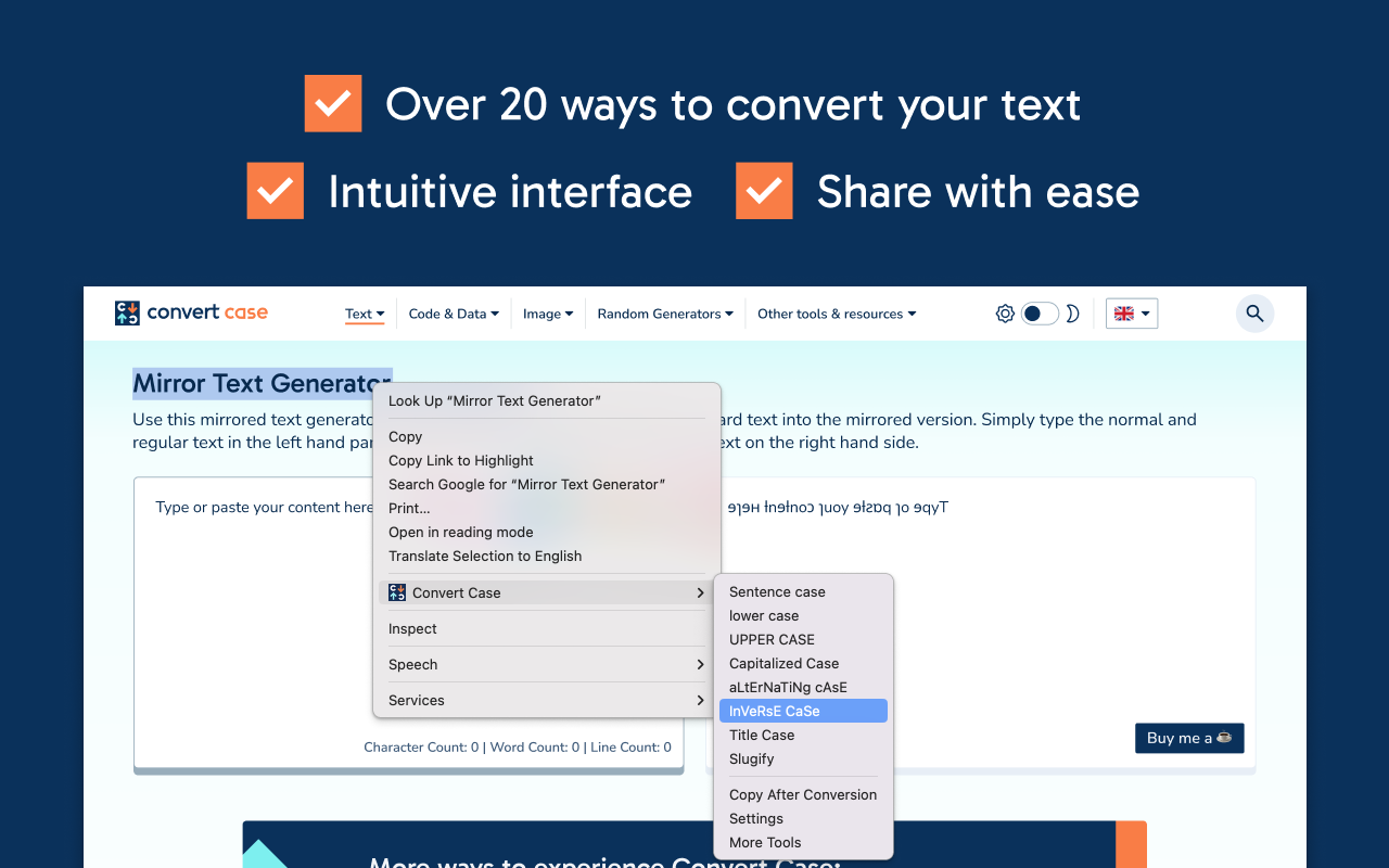 Convert Case - 截图 1