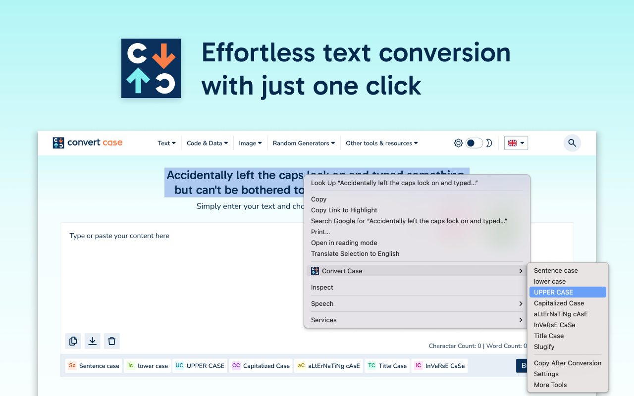 Convert Case - 截图 2