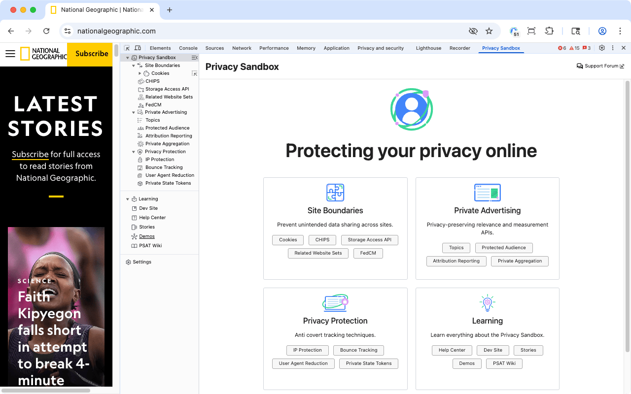 Privacy Sandbox Analysis Tool - 截图 4