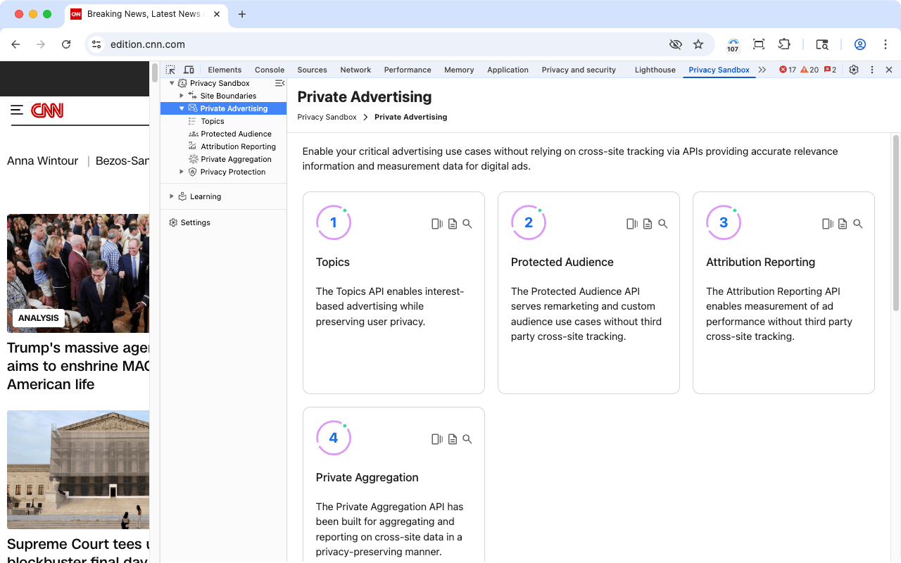 Privacy Sandbox Analysis Tool - 截图 5