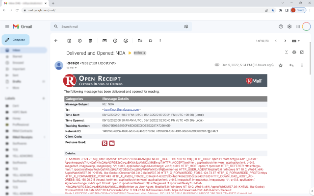RPost for Gmail - 截图 3