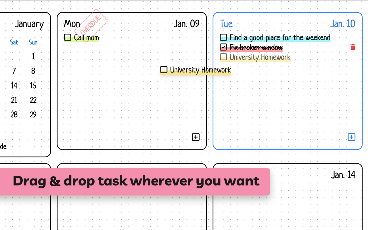 Neatly - Bullet Journal and Task Manager - 截图 4