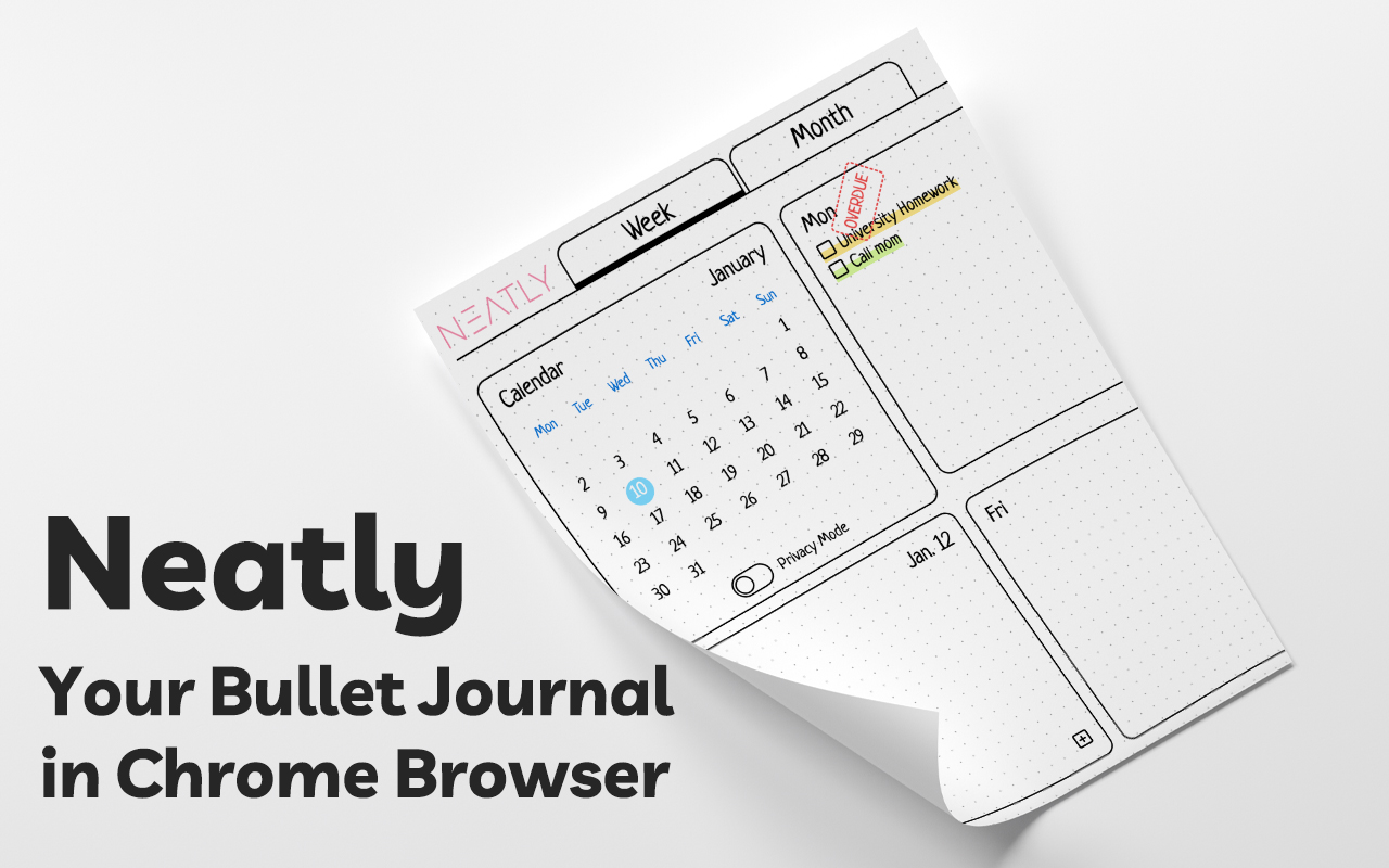 Neatly - Bullet Journal and Task Manager - 截图 5
