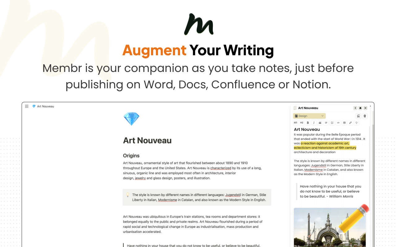 Membr: Effortless & Secure Note-taking - 截图 4