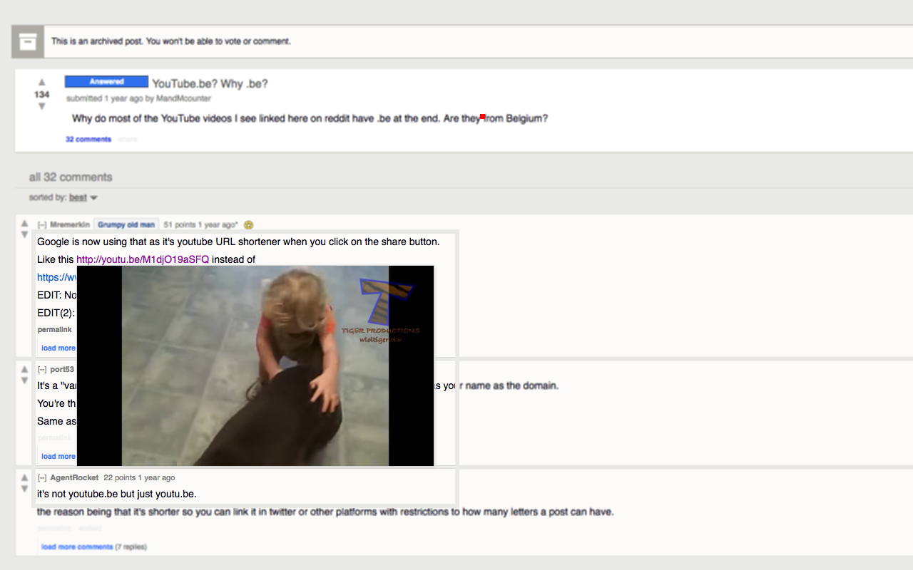 YouTube™ on Hover Preview - 截图 1