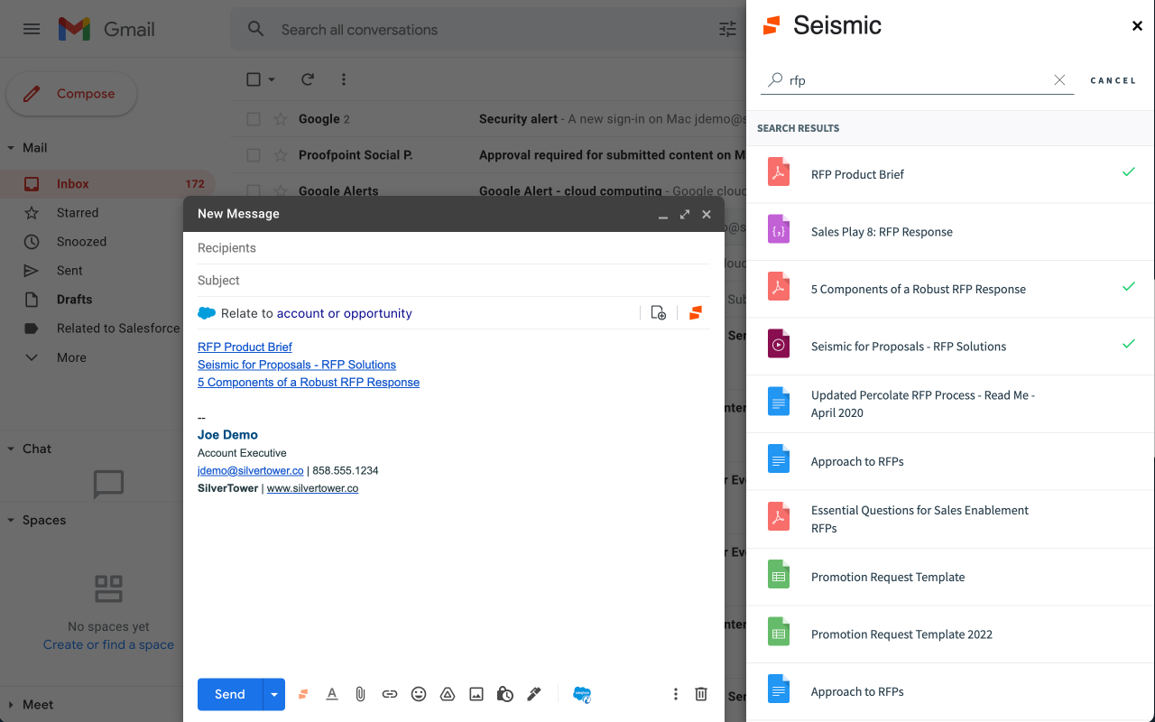 Seismic for Gmail - 截图 2
