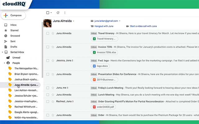 Sort Gmail Inbox by cloudHQ - 截图 2