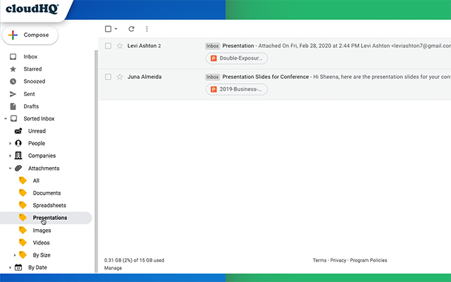 Sort Gmail Inbox by cloudHQ - 截图 5