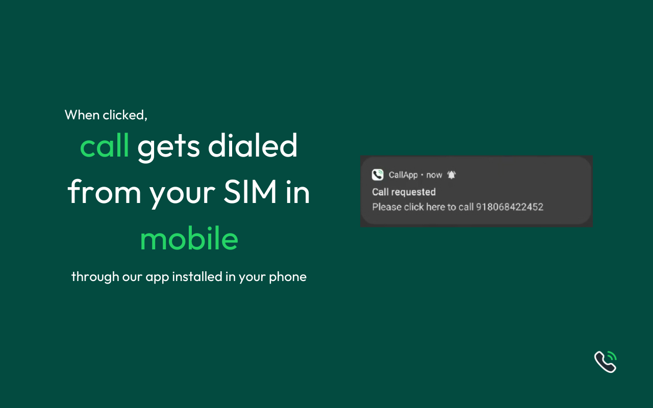 Call From Browser: Click-to-Call - 截图 2