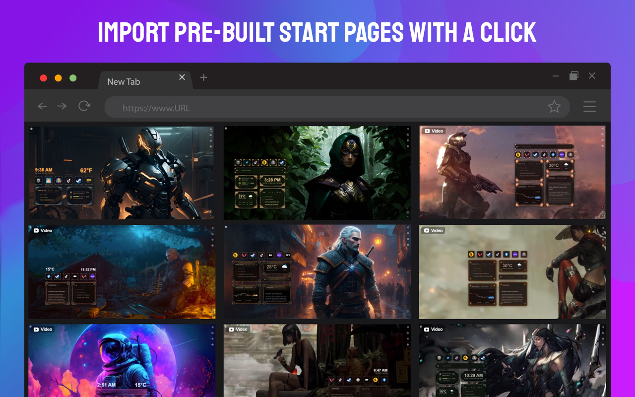SuperStart New Tab Page - 截图 4