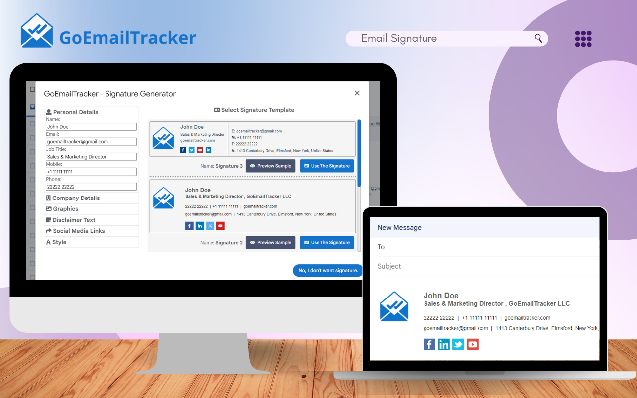 GoEmailTracker-Email Tracker,Template,chatGPT - 截图 2