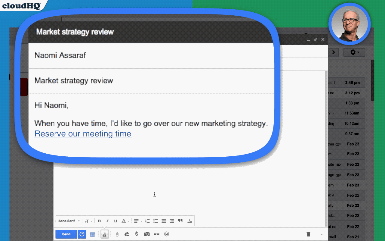 Meeting Scheduler for Gmail™ by cloudHQ - 截图 2