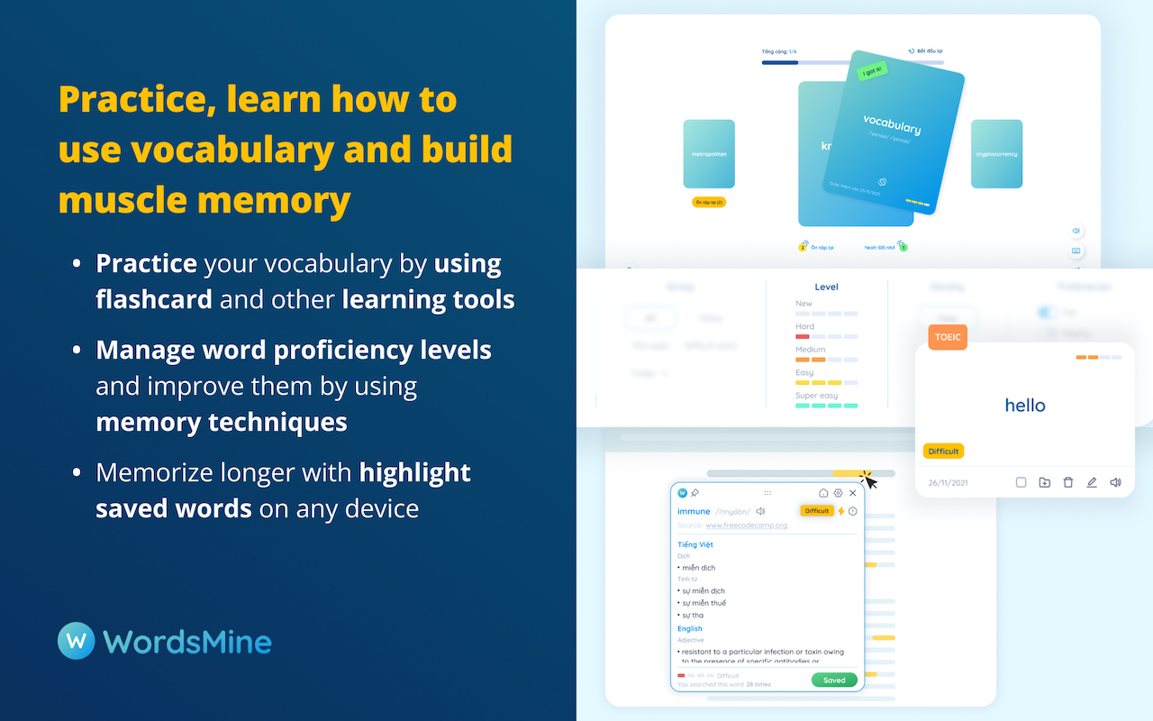WordsMine! Your one-stop solution for vocabulary - 截图 5