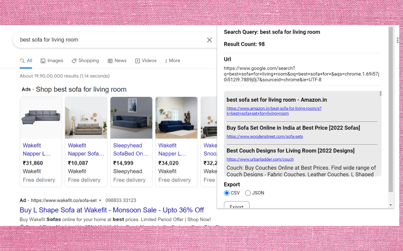 SerpLift - Google SERP Scraper - 截图 2