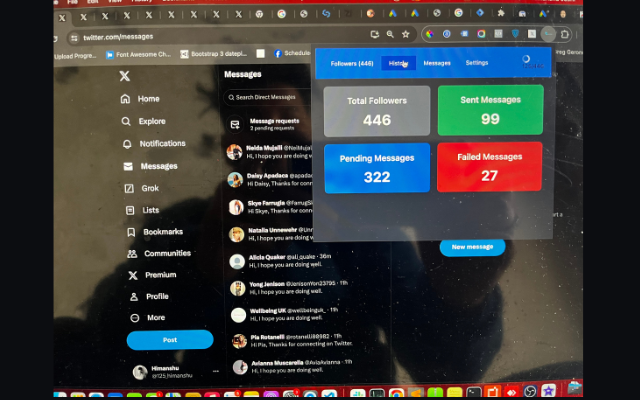 Twitter Mass DM Sender & Bulk Message - 截图 3