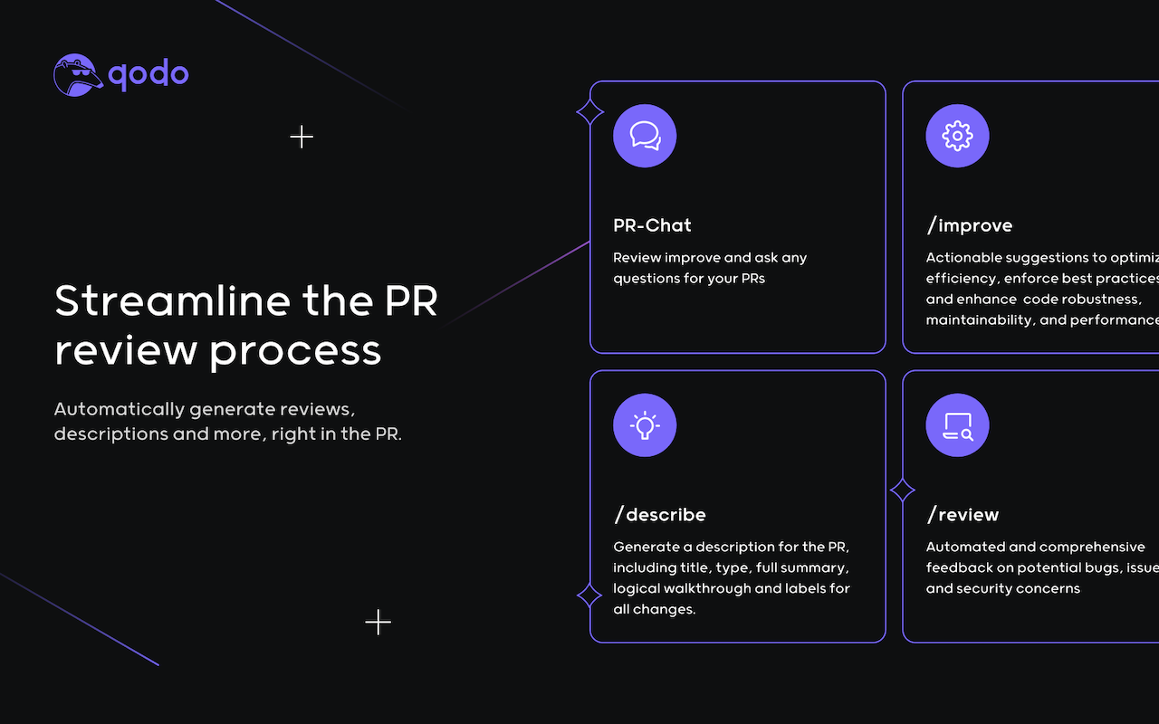 Qodo Merge: AI-Powered Code Reviews & Chat - 截图 2