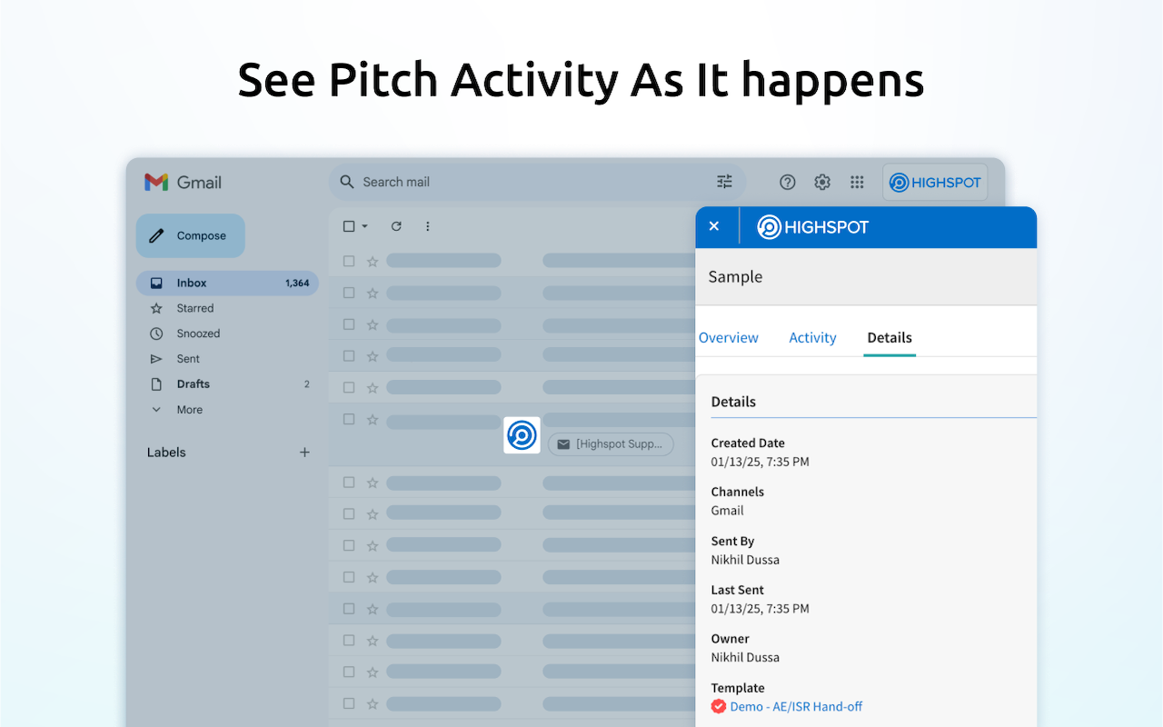 Highspot for Gmail - 截图 2