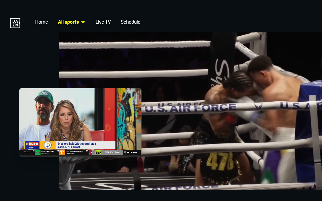 DAZN：画中画 - 截图 2