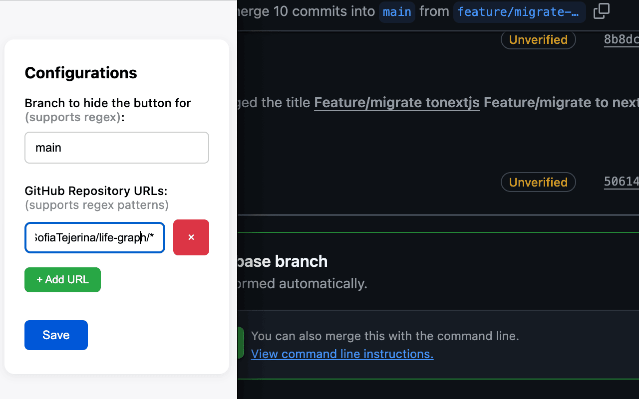 GitHub S&M Blocker - 截图 2