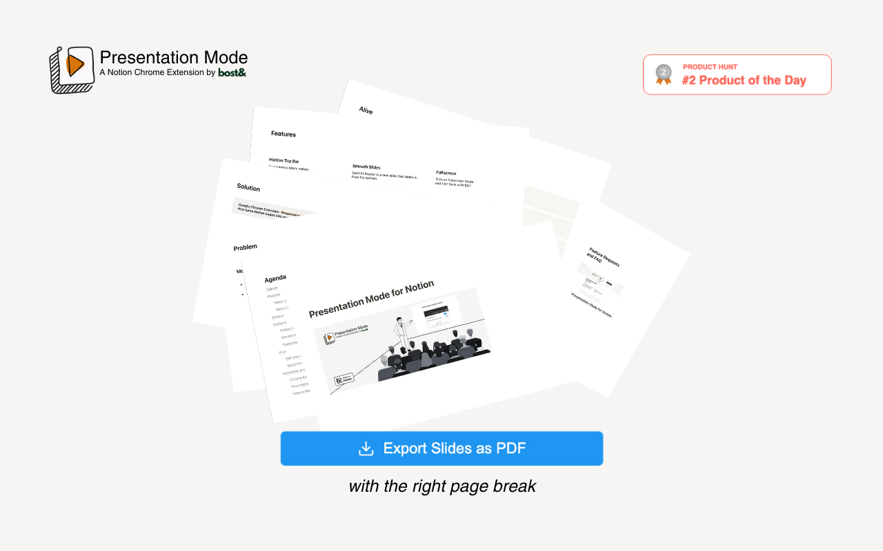Presentation Mode for Notion - 截图 1