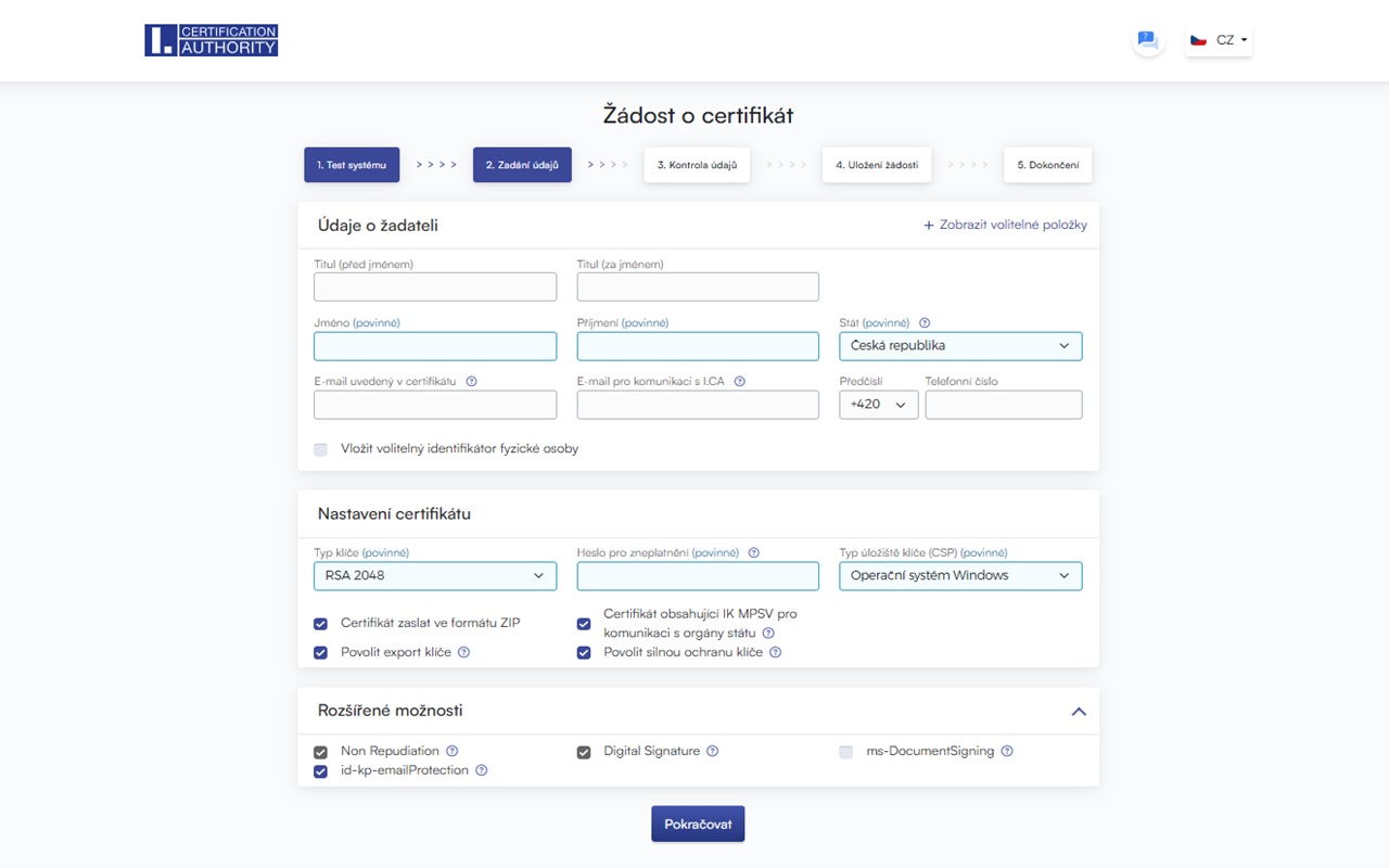 I.CA PKI Service Component - 截图 2