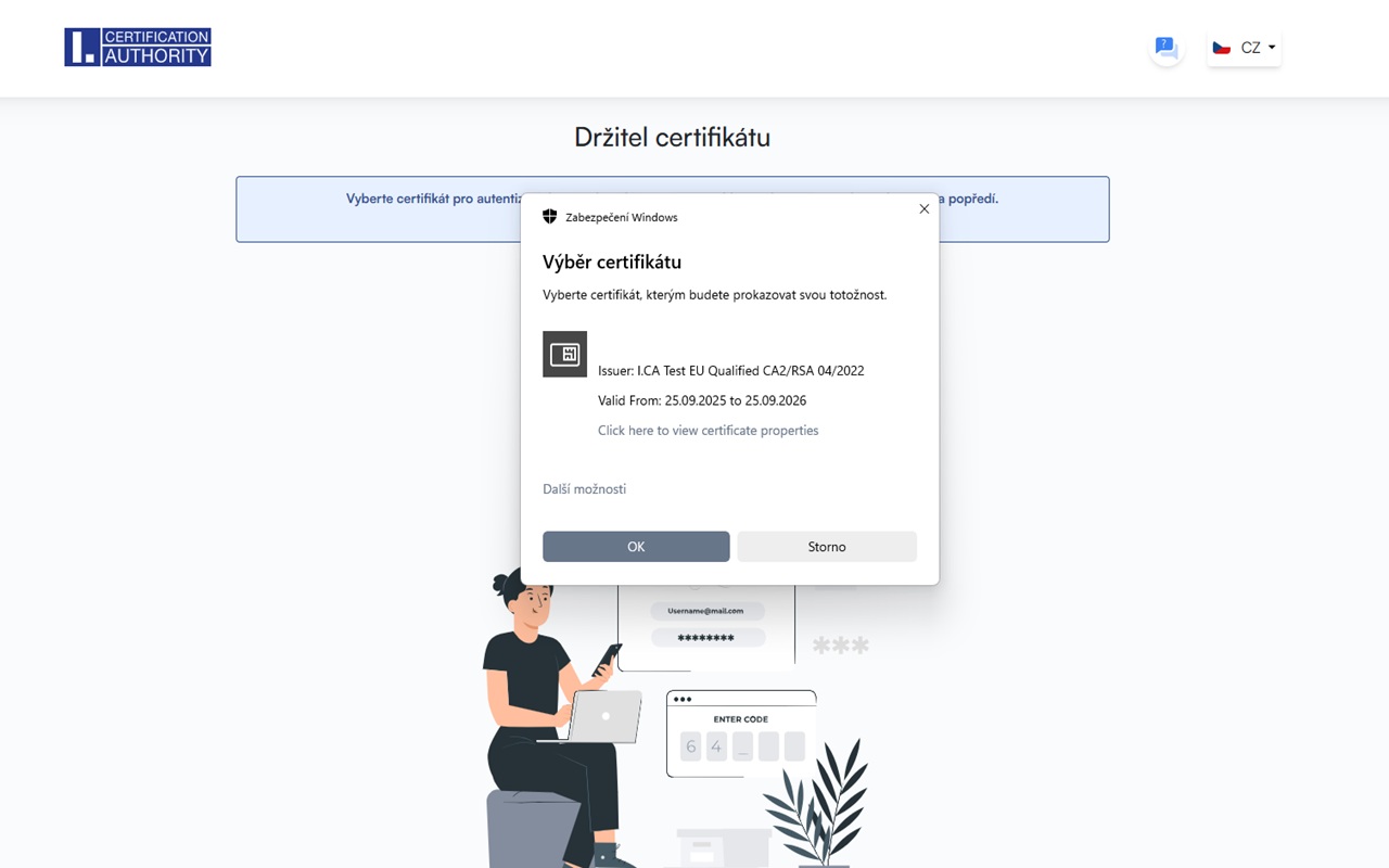 I.CA PKI Service Component - 截图 3