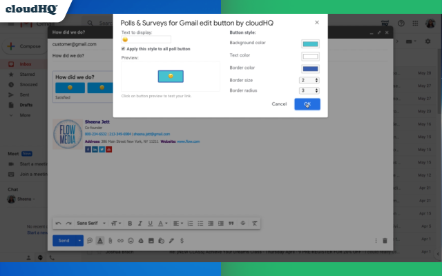 Gmail Free Online Polls & Surveys by cloudHQ - 截图 4