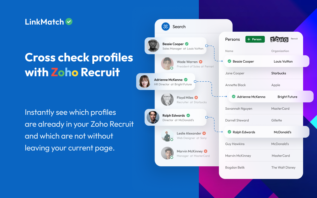 LinkMatch For Zoho Recruit - 截图 2
