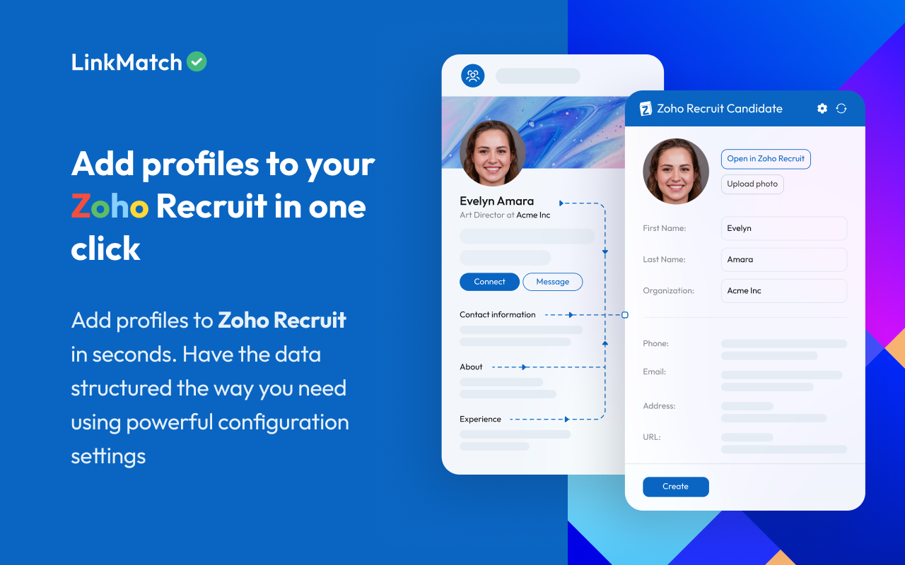 LinkMatch For Zoho Recruit - 截图 3