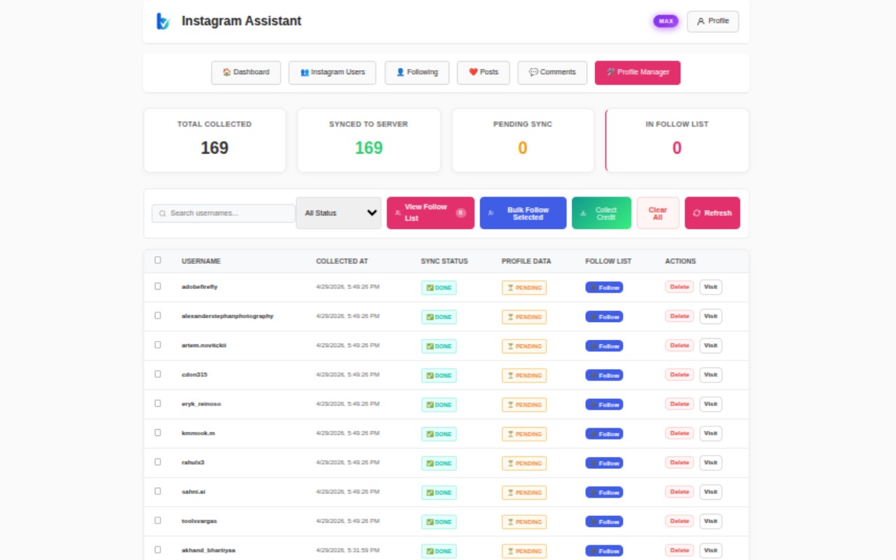 Instagram AI Assistant | Auto Liker Post Reels & Comments - 截图 1
