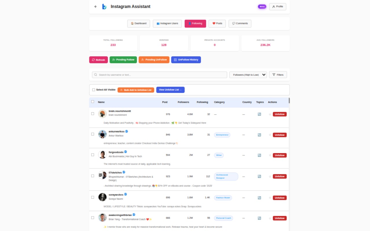 Instagram AI Assistant | Auto Liker Post Reels & Comments - 截图 2