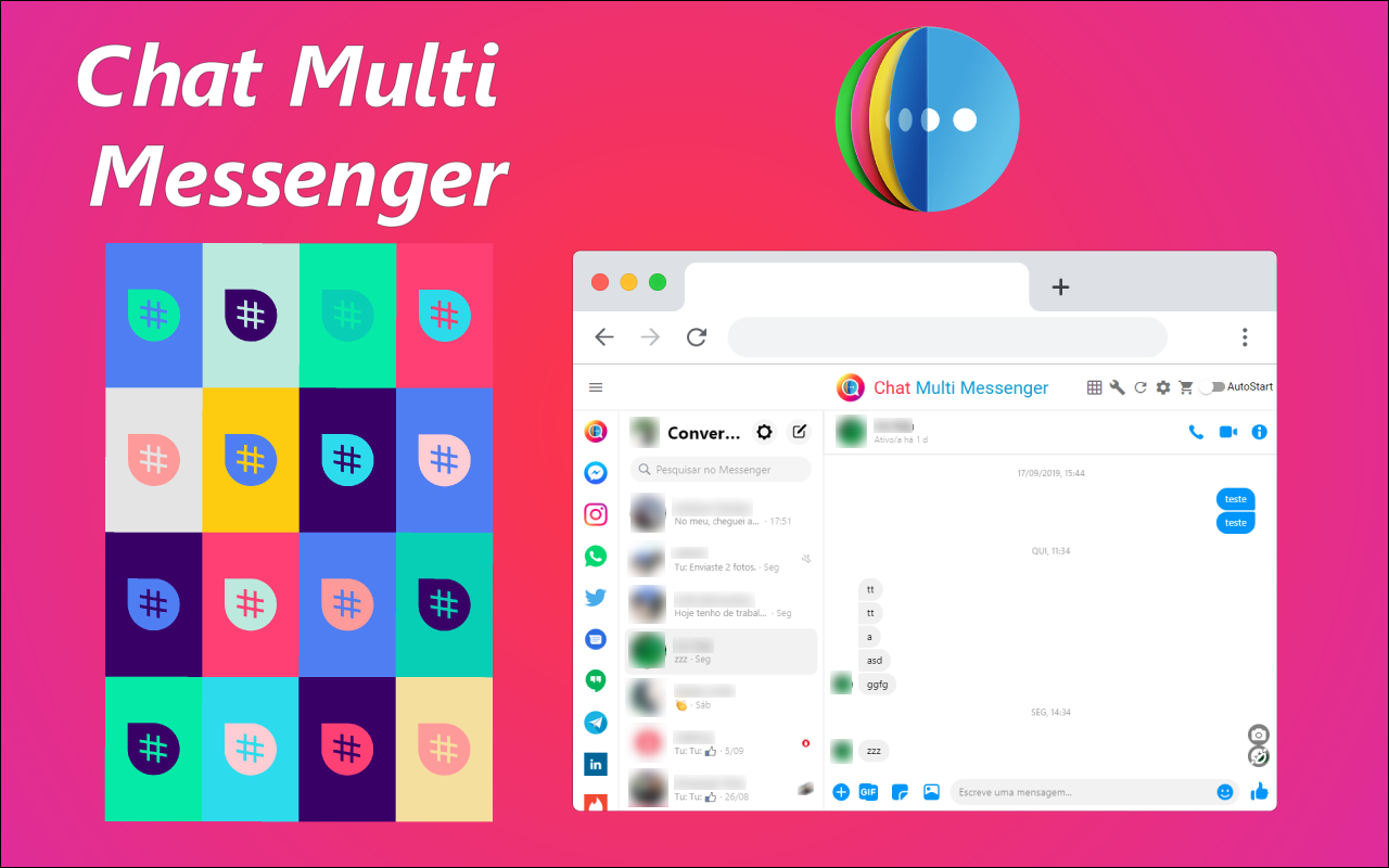 Chat Multi Messenger - 截图 2